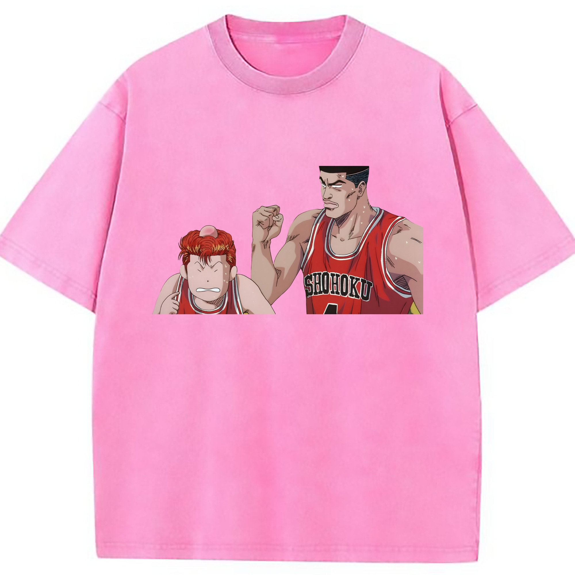 （画像用） SLAM DUNK／スラムダンク 綿100% ヴィンテージ風 半袖Tシャツ（フロントプリント）